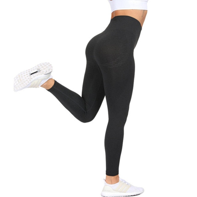 Women's High Waist Push Up Leggings, Ankle Length Tights that are Squat Proof, Perfect for Fitness, Yoga & Running